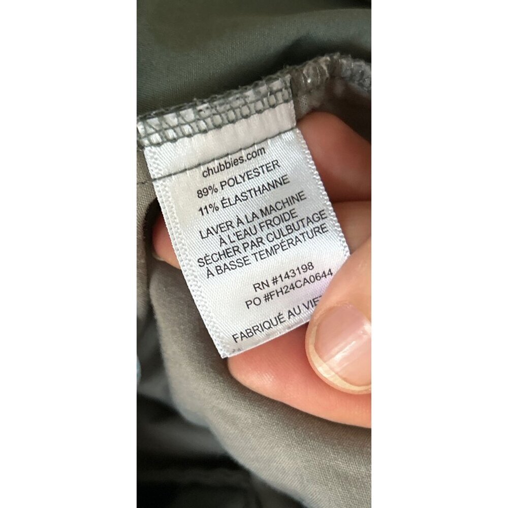 Chubbies Mens Elastic Waist Drawstring Khaki Gree… - image 7